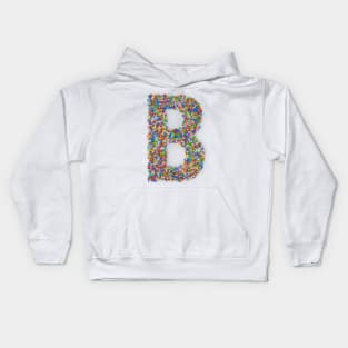 Sweet sprinkles - letter B Kids Hoodie